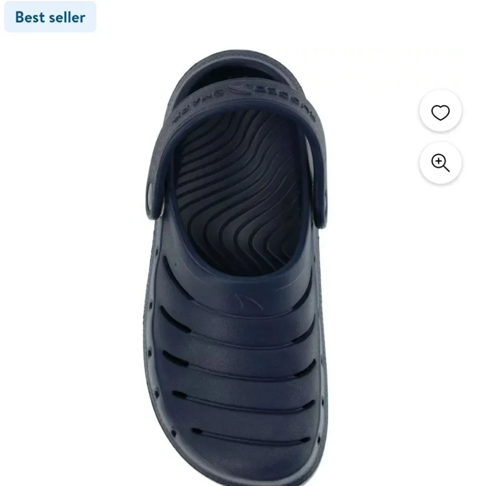 Rugged Shark Kids 6 Navy Eva Clogs - New